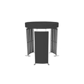 3 PIECES 360 VIDEO BOOTH ENCLOSURE WITH LED LIGHT