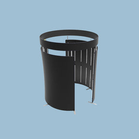 2 Pieces 360 Video Booth Enclosure With LED Light